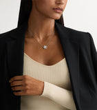 Graff Wild Flower white gold diamond necklace, imported from the UK