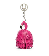 Harrods Weekend Max Mara Leather Flamingo Keyring- Buy online at McGrocer