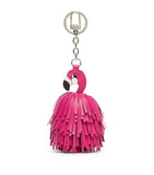 Weekend Max Mara leather flamingo keyring (British brand)