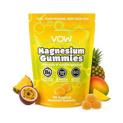 Holland & Barrett VOW Nutrition Magnesium Gummies Tropical 60 Gummies- Buy online at McGrocer