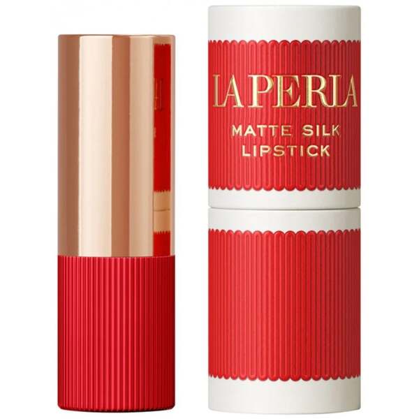 La Perla Matte Silk Lipstick 112 Tiramisu Red 3.5g, UK version