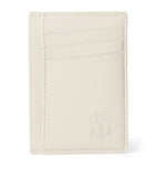 Brunello Cucinelli grained leather card holder, UK version