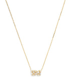 Suzanne Kalan yellow gold diamond Shimmer necklace (British brand)