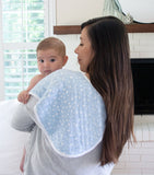 Aden + Anais burpy bibs set of 2 in muslin cotton (British brand)