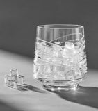Waterford Crystal Aran ice bucket with footed base and 2L capacity (British brand)