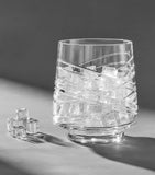 Waterford Crystal Aran ice bucket with footed base and 2L capacity (British brand)
