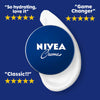 NIVEA Creme Moisturiser Face And Body 75ml Tin, imported from the UK