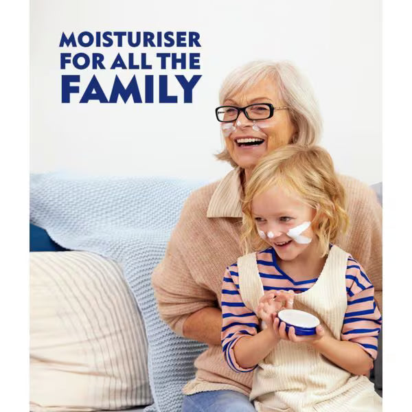 NIVEA Creme Moisturiser Face And Body 75ml Tin, imported from the UK