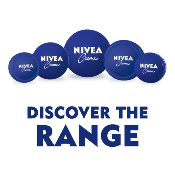 NIVEA Creme Moisturiser Face And Body 75ml Tin, imported from the UK