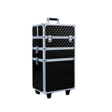 Superdrug Livingandhome Diamond Pattern Cosmetic Makeup Train Case- Buy online at McGrocer