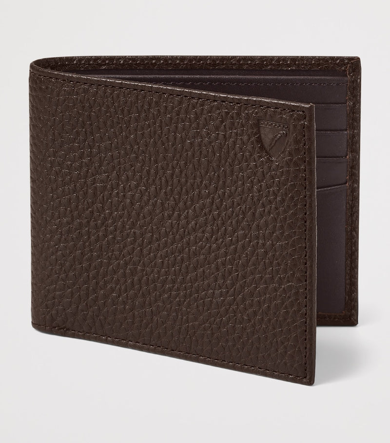 Aspinal of London leather bifold wallet with card slots - British product