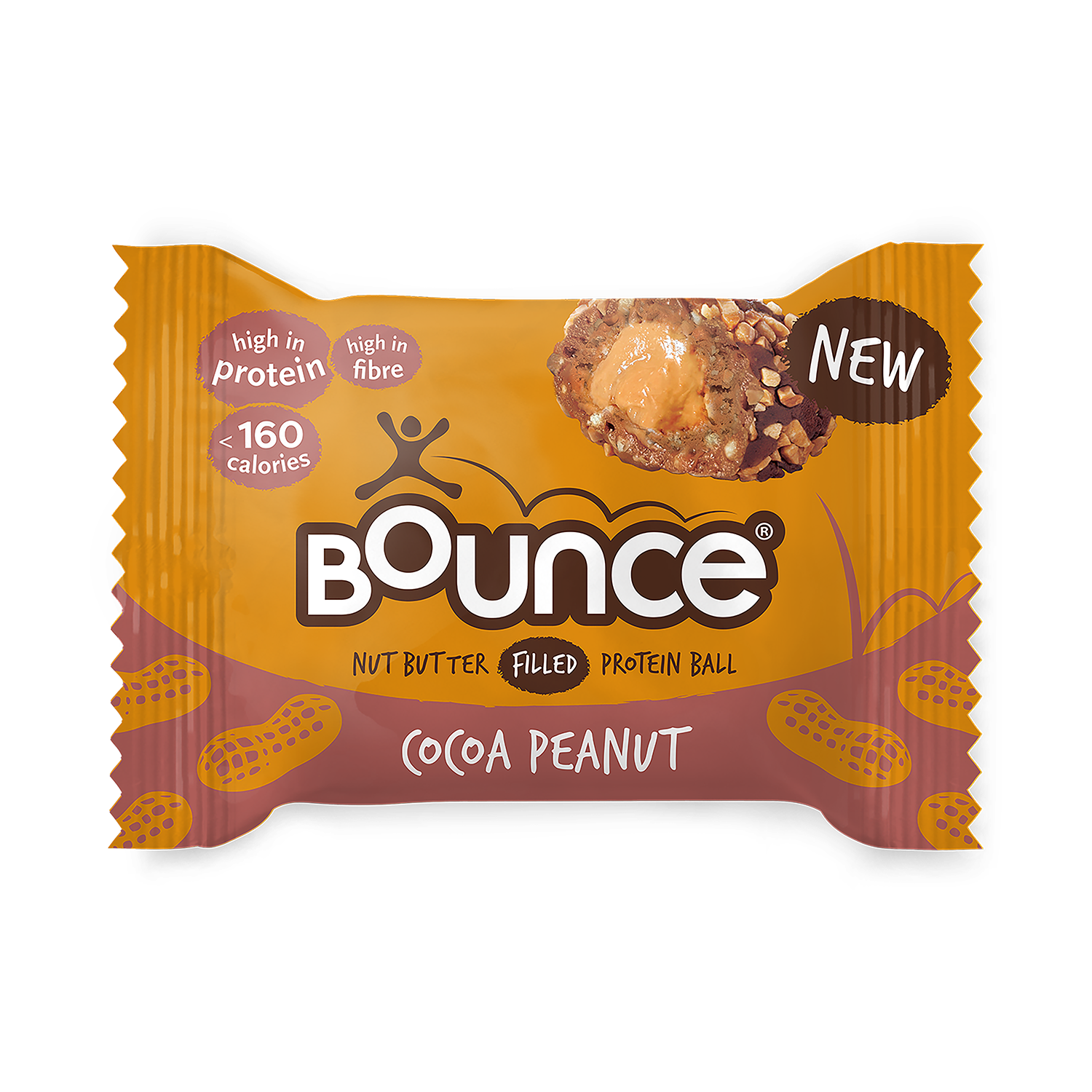 Bounce Salted Caramel Filled Protein Ball 12x 35g - McGrocer
