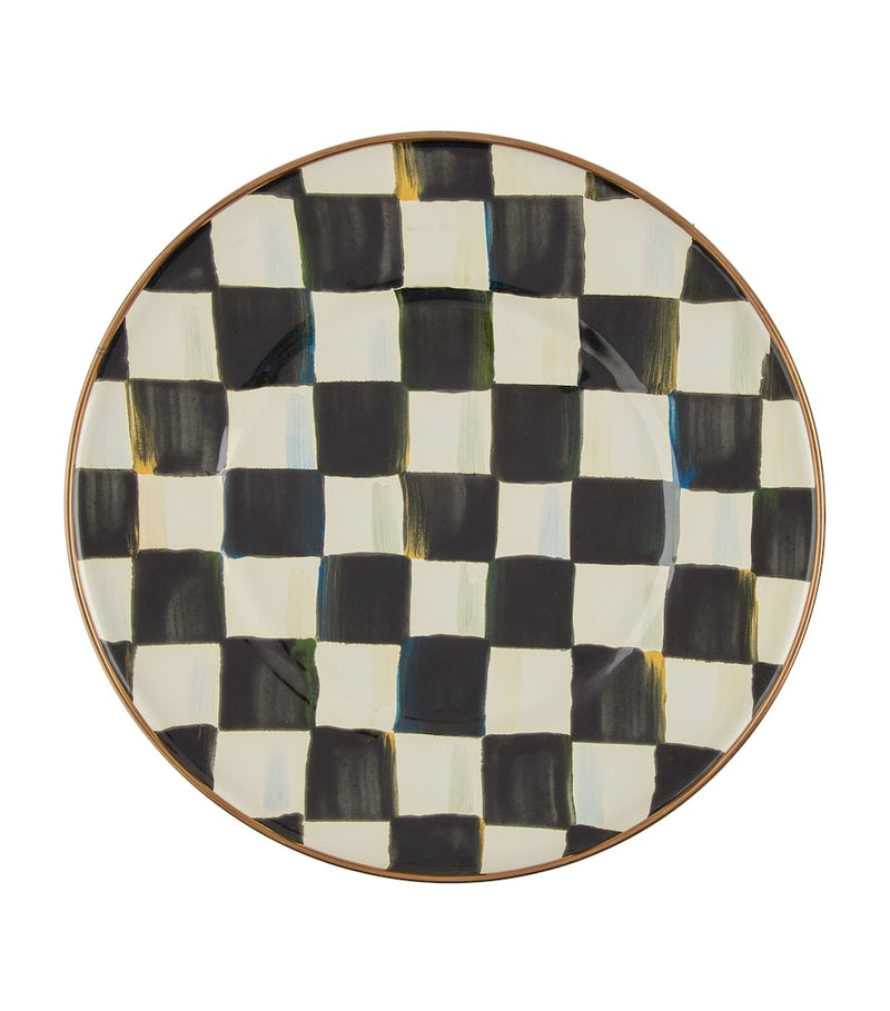 MacKenzie-Childs Courtly Check salad plate 20cm - British product