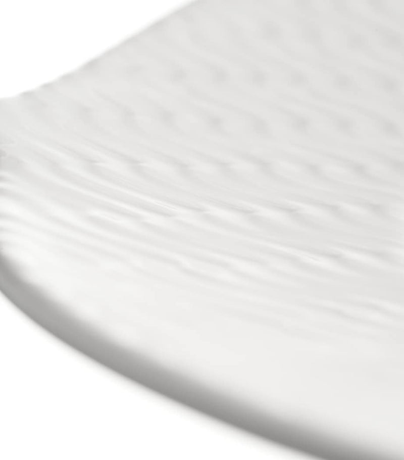 Meissen serving platter Waves Relief Oval 39cm (British brand)