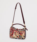 LOEWE x Albers Puzzle top-handle bag with hand-woven cotton (British brand)