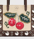 Valentino Garavani mini suede Nellcôte tote bag, imported from the UK
