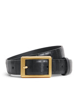 Harrods CAMILLA AND MARC Embossed Leather Sonny Buckle Belt- Buy online at McGrocer
