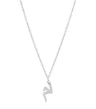 NOA Mini white gold diamond Arabic mama necklace (British brand)
