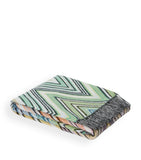 Missoni Home Plume throw wool-blend 130cm x 190cm, imported from the UK