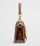 Valentino Garavani small embellished Locò shoulder bag, imported from the UK