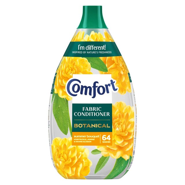 Comfort Botanical Fabric Conditioner Summer Bouquet 64 washes 960ml - McGrocer