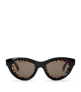 Harrods LOEWE Acetate Mini Cat Eye Anagram Sunglasses- Buy online at McGrocer