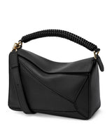 Harrods LOEWE Small Leather Woven Top-Handle Bag- Buy online at McGrocer