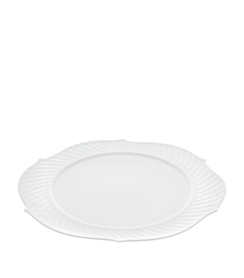 Meissen porcelain cake platter wave relief 26.5cm - British product