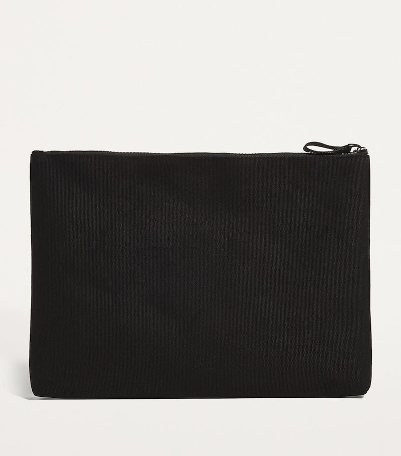 Harrods Large Cotton Logo Pouch, UK version