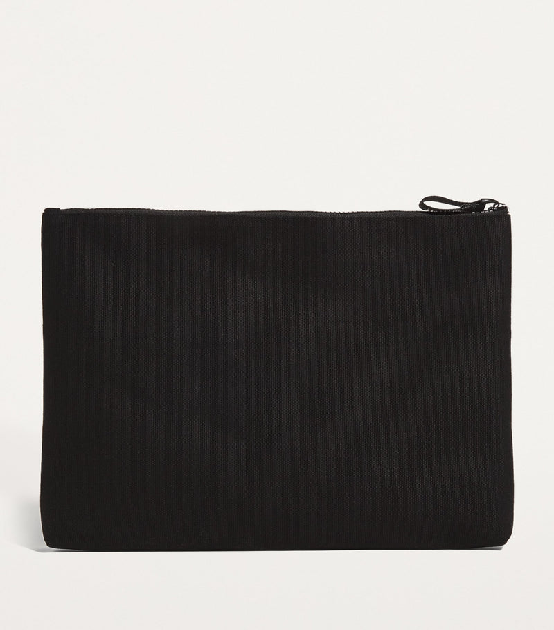 Harrods Large Cotton Logo Pouch, UK version