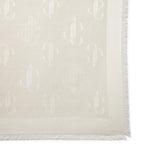 Jimmy Choo silk-blend monogram scarf (British brand)