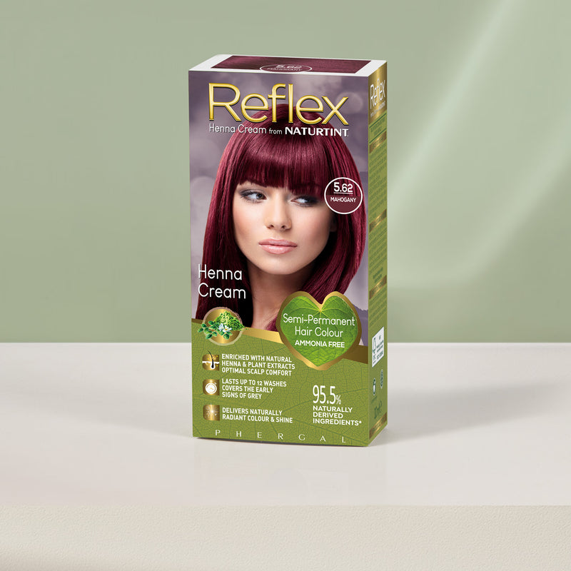 Naturtint Reflex Mahagoni Henna-Haarfarbe - britisches Produkt