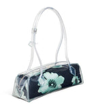 Alaïa Le Teckel shoulder bag transparent floral design - British product