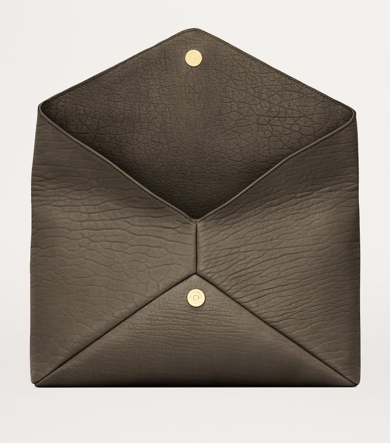 Saint Laurent Cassandre leather envelope pouch - British product