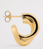 LIÉ STUDIO The Diana hoop earrings 1.5cm - British product