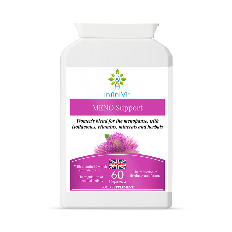 InfiniVit MENO Support menopause supplement 60 capsules (British brand)