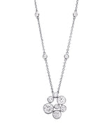 Harrods Boodles Platinum and Diamond Raindance Large Cluster Pendant- Buy online at McGrocer