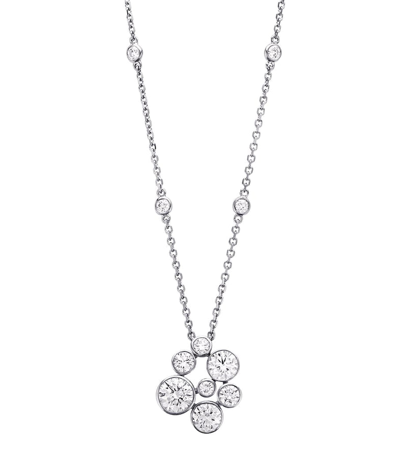 Boodles Raindance large cluster pendant with diamonds - British product