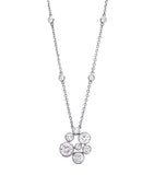 Boodles Raindance large cluster pendant with diamonds - British product
