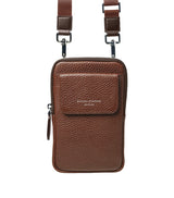 Harrods Aspinal Of London Leather Cross-Body Phone Pouch- Buy online at McGrocer