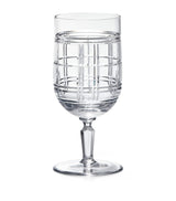 Harrods Ralph Lauren Home Hudson Plaid Crystal Iced Beverage Glass- Buy online at McGrocer