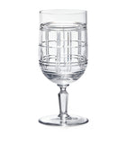 Ralph Lauren Hudson Plaid iced beverage glass, imported from the UK