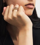 Spinelli Kilcollin Petunia ring mixed gold sapphire, UK version