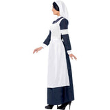 Smiffys Great War nurse costume with dress and headpiece - British product