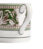 Wedgwood Florentine Verde bone china mug (British brand)