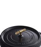 Staub cocotte with brass knob 28cm, UK version
