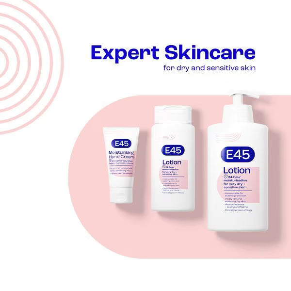 E45 Daily Hand Cream Nourishing Moisturiser For Sensitive Skin 50ml - British product