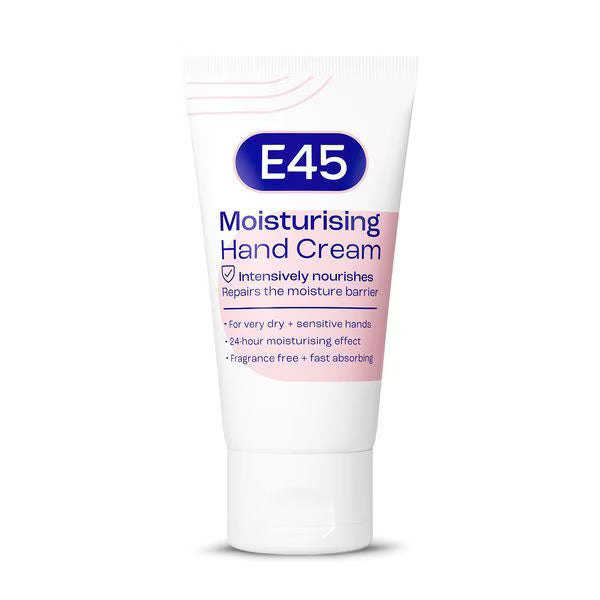 E45 Daily Hand Cream Nourishing Moisturiser For Sensitive Skin 50ml - British product