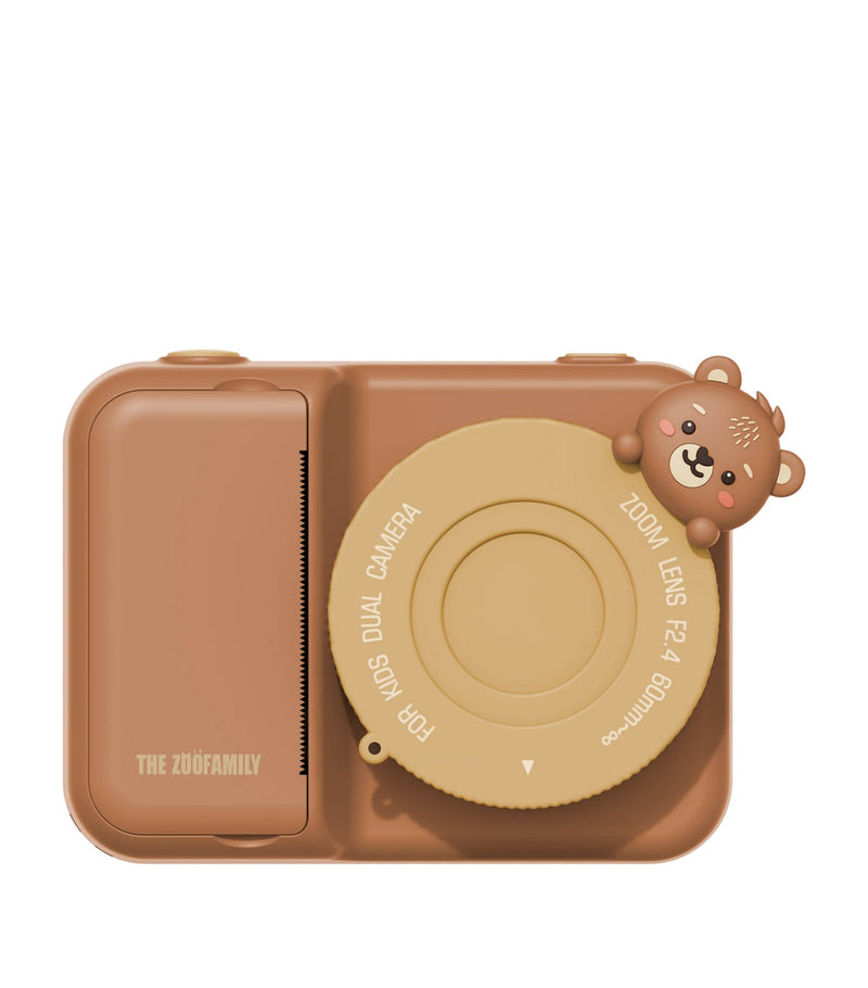 THE ZOOFAMILY Zoo Print Bear P2 kids instant print camera (British brand)