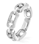 Harrods Messika Move Link White Gold and Diamond Ring (0.43ct)- Buy online at McGrocer